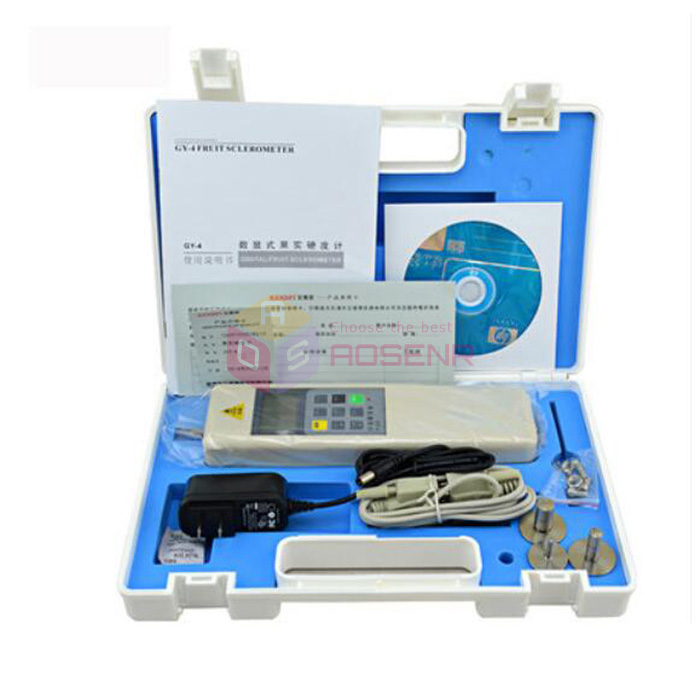 GY-4 Digital Fruit Hardness Tester – Portable Penetrometer With LCD Display, Peak Hold & Data Output