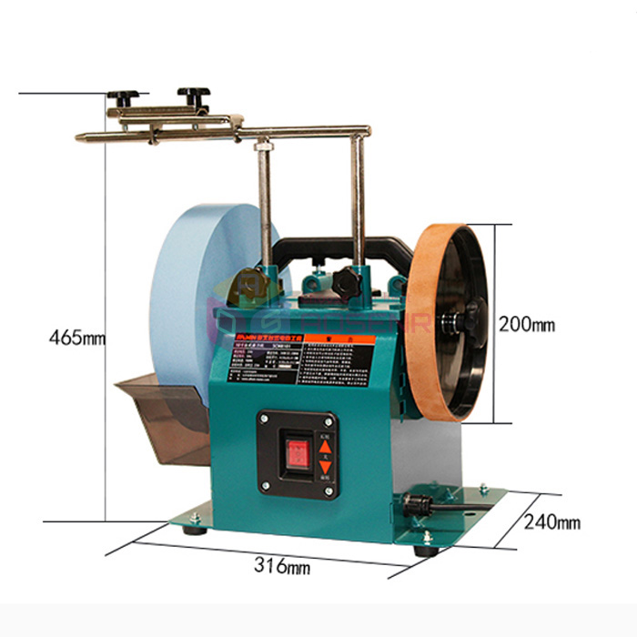 110V Water-Cooled Grinder Electric Knife Sharpener Low Speed Grinding Machine
