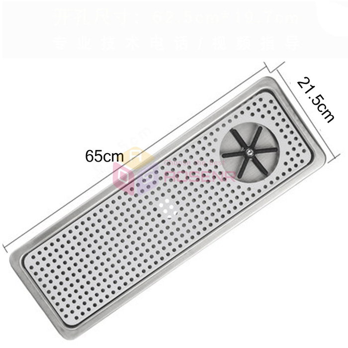 Cup Washer, 114 mm diameter 201 roestvrij stalen kruik spoelaar praktische melktoestel reiniger glas rinser G1 / 2in schroefdraadaansluiting, voor hotel/koffieshop/thuis