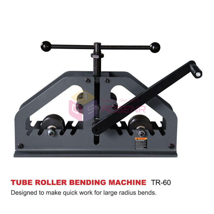 Manual Pipe Bending Machine TR 60 38mm Round Tube Roller Pipe Roll Bender